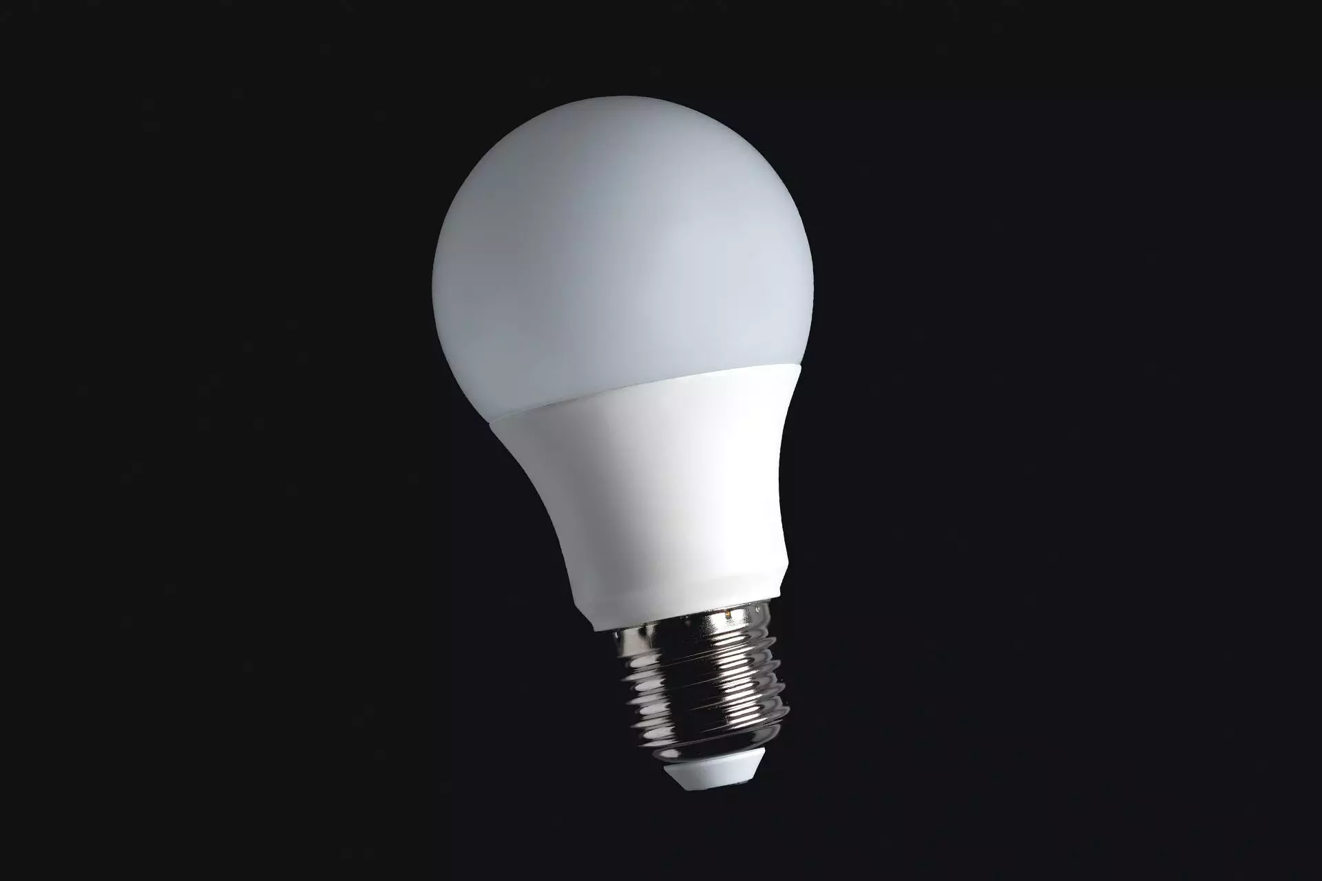 Picture of an LED bulb for blog about less heat and more light